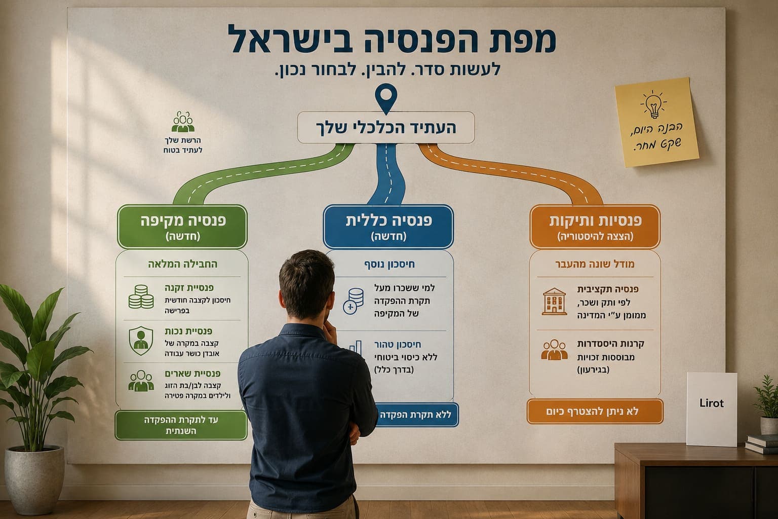 כל סוגי קרנות הפנסיה בישראל